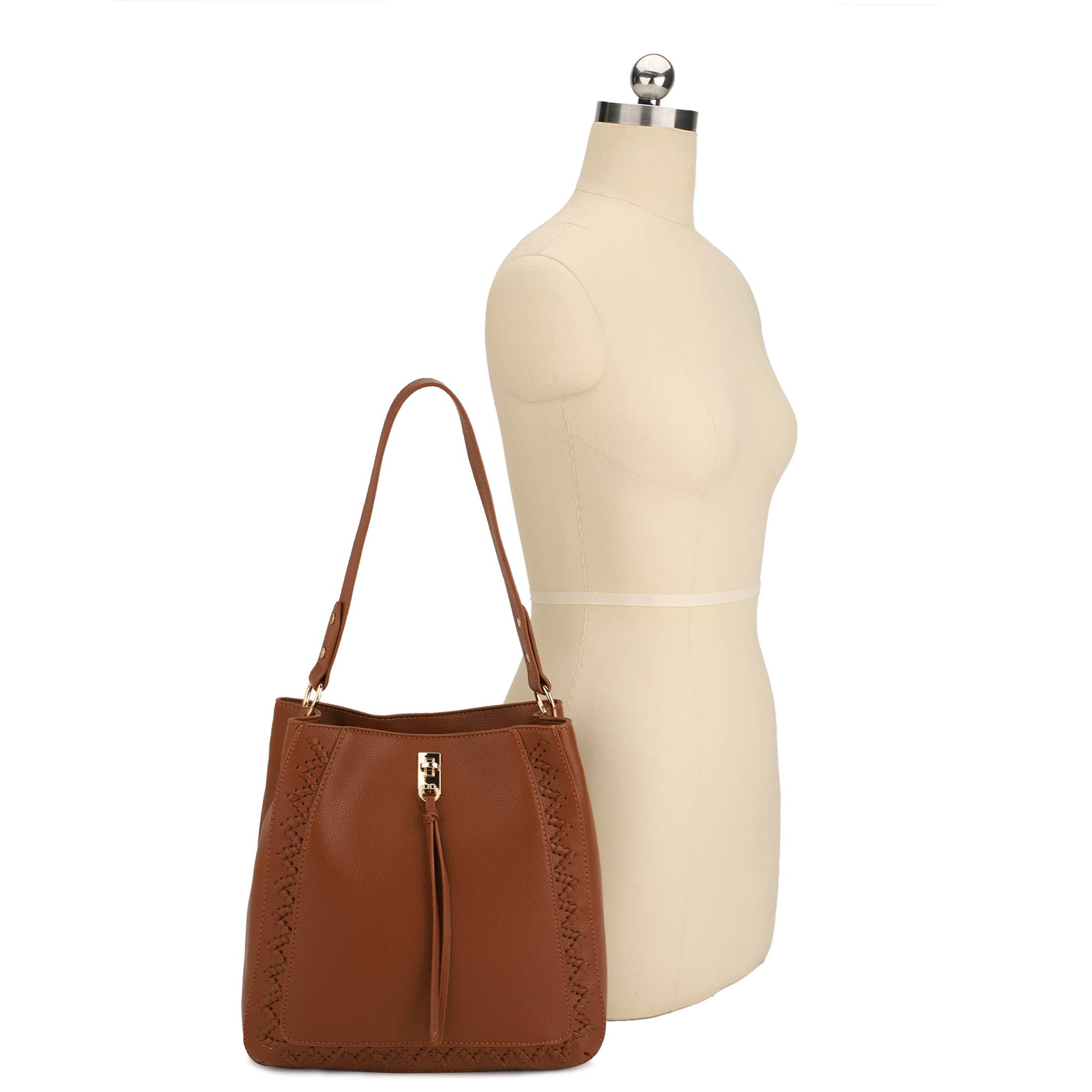 WHIPSTITCH SHOULDER BAG.