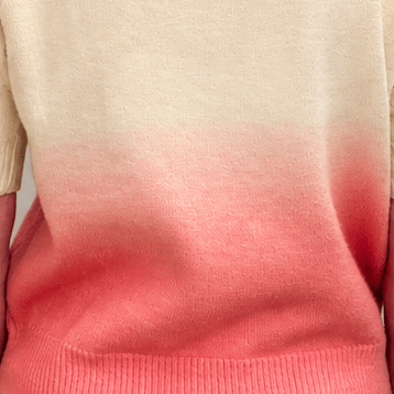 Ombre short sleeve knit top – alternate view