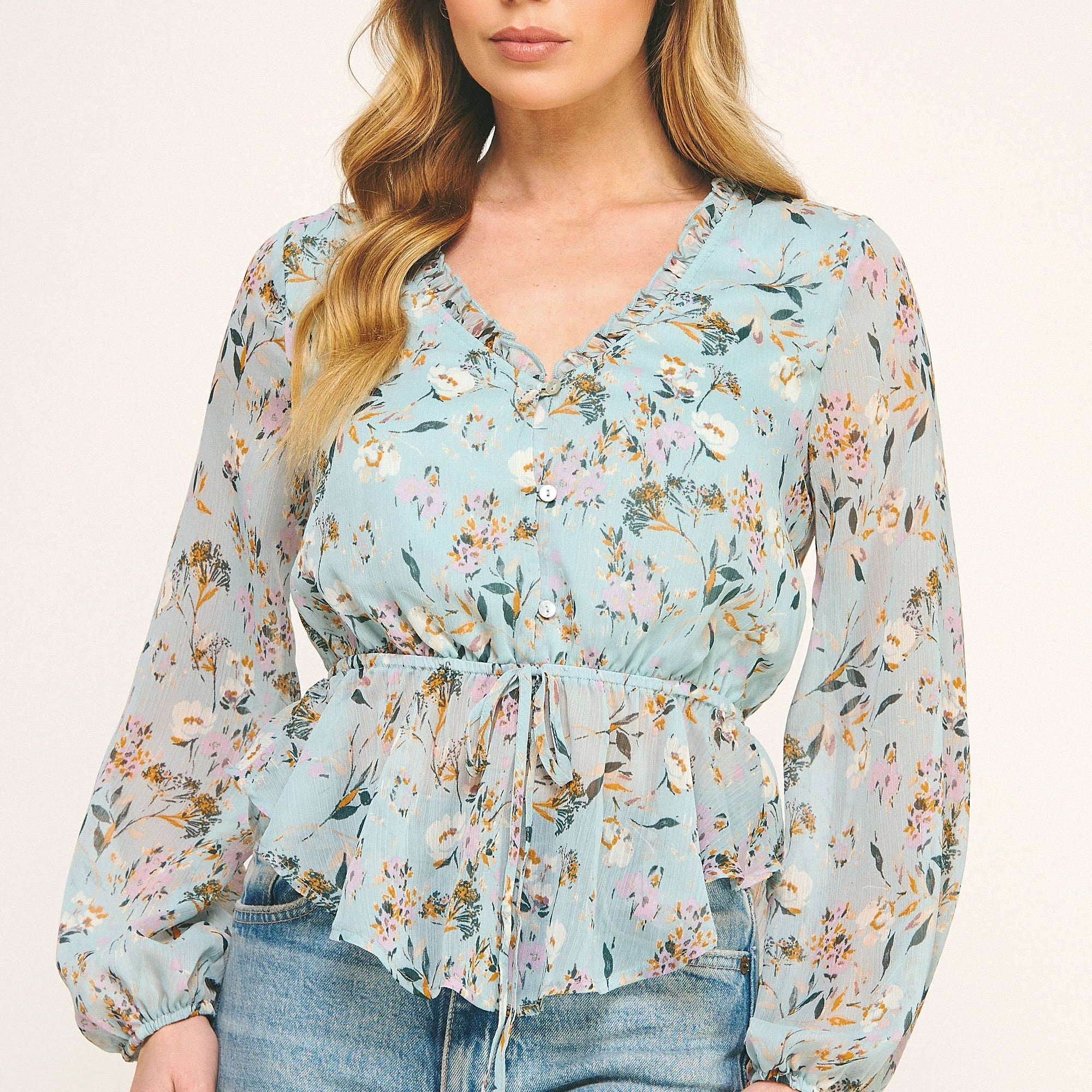woman in blouse