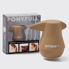 KITSCH PONYFULL ponytail volumizer in blonde shown with its box