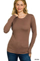 Brushed microfiber round neck tee – view 10