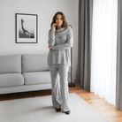 Dear Scarlett brushed cashmere hacci lounge set – cozy women's travel set