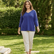 Dear Scarlett Classic Wrinkle-Free V-Neck Top