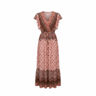 Patterned dress on a white background