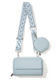THE VEGAN LEATHER CROSSBODY DUO WALLET HANDBAG