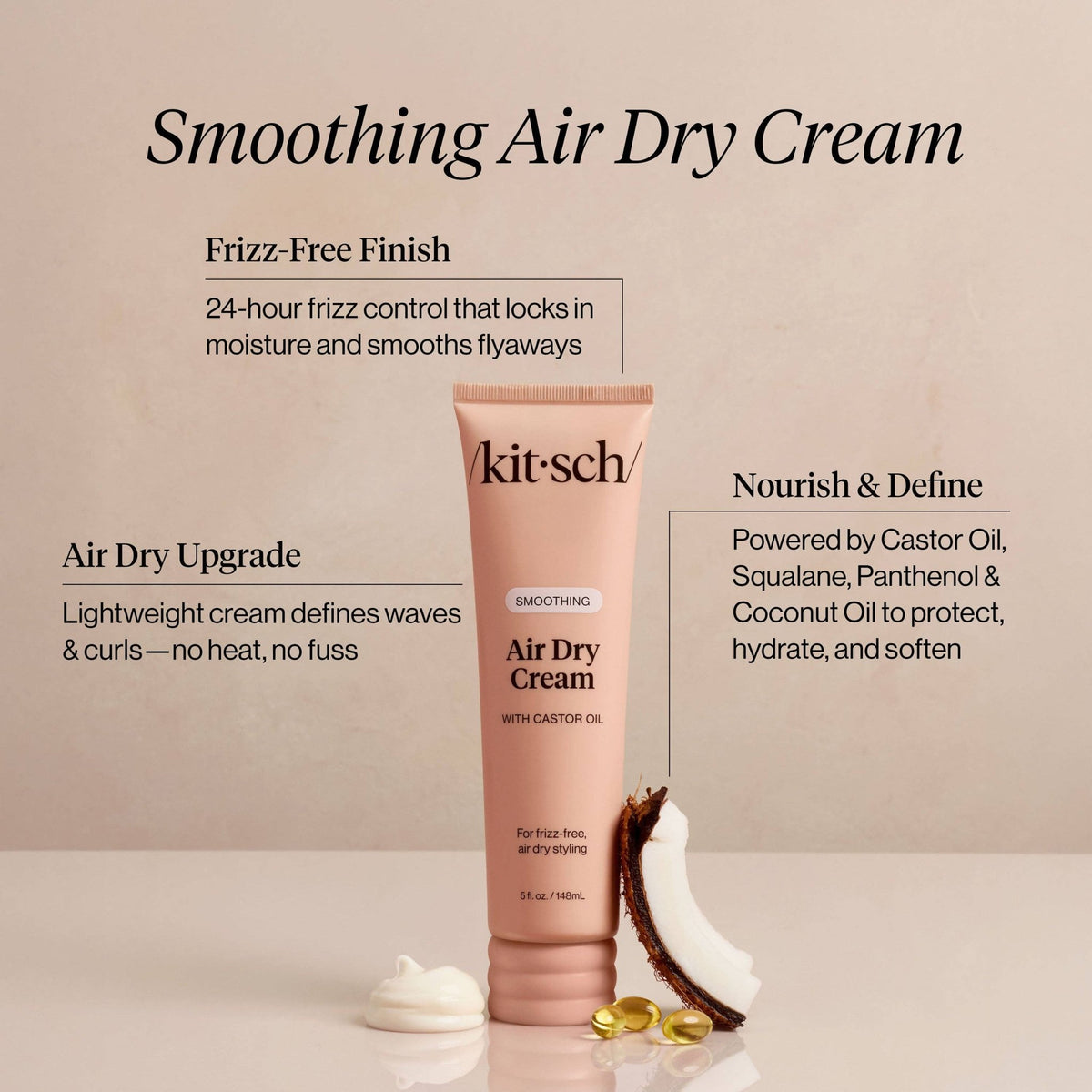 Kitsch smoothing air dry cream – alternate view