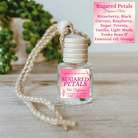 Sugared Petals hanging car diffuser