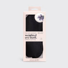 KITSCH satin lavender weighted eye mask in its retail gift box